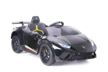 Preview: Elektro Kinderauto, Lamborghini Huracan, lizenziert, 12V Akku, 2 Motoren, 2,4Ghz Fernsteuerung, MP3, Ledersitz, EVA